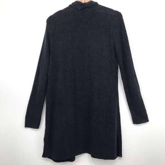Barefoot Dreams Black Bamboo Chic Lite Cozy Ultra Soft Knit Cardigan Sweater - Picture 9 of 14